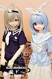 【アニメドール】Aotume Doll  #116&135cm AAカップ 可愛い女の子 ブルー髪 细身タイプ 掲載画像はTPE材質