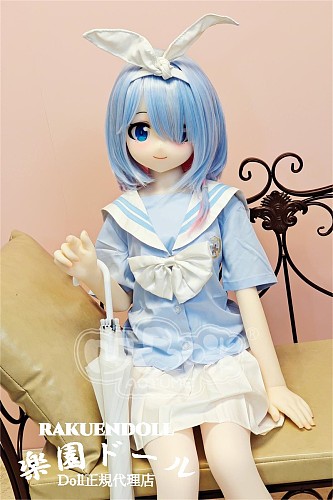【アニメドール】Aotume Doll  #116&135cm AAカップ 可愛い女の子 ブルー髪 细身タイプ 掲載画像はTPE材質