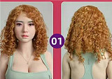 【通学服】若汐（ruoxi）ヘッド＆163cm Fカップ  JK フルシリコン製ラブドール リアルメイク無料付き  JYDOLL