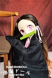 【アニメドール】DM02ヘッド＆147cm Dカップ 4.0版 禰豆子コス ロり系 ビニールヘッド+TPEボディ Guava doll