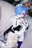 【アニメドール】Rem 85cm「Re:ゼロから始める異世界生活」レム 可愛い子 ソフトビニール製頭部 TPE製ボディ ミニラブドール 宣伝画像と同じ制服も付属 Mozudoll