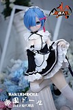 【アニメドール】Rem 85cm「Re:ゼロから始める異世界生活」レム 可愛い子 ソフトビニール製頭部 TPE製ボディ ミニラブドール 宣伝画像と同じ制服も付属 Mozudoll