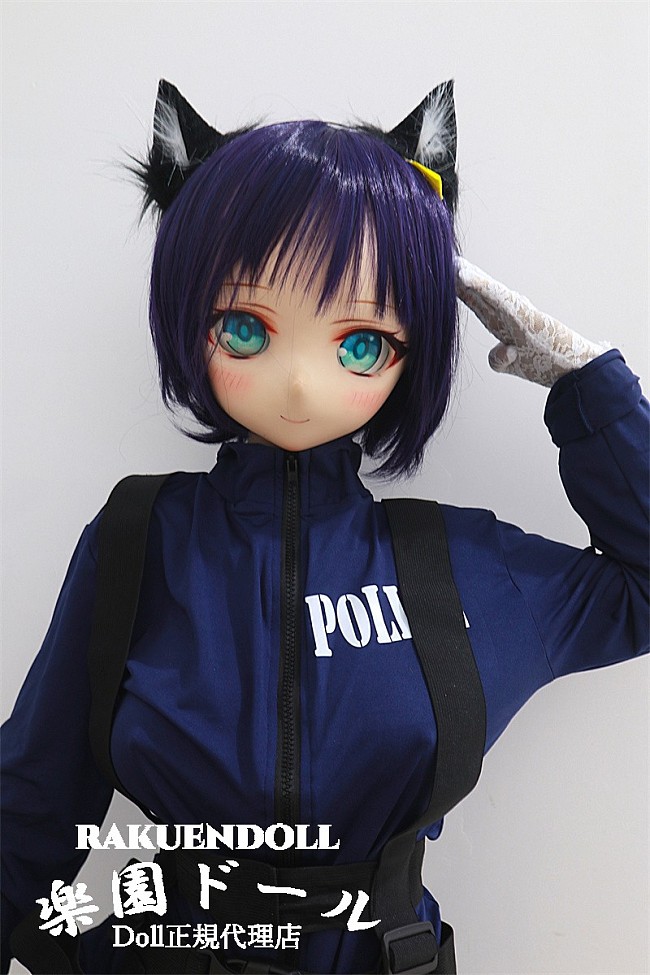 【警察官コス】DM02ヘッド＆147cm Dカップ 猫耳 ロり系 ビニールヘッド+TPEボディ Guava doll