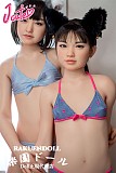 【 LL団】唯（植毛タイプ）ヘッド ＆ 133cm +美郁&149cmバスト平 小学生  フルシリコンドール ロり系 可愛い女の子  J cute