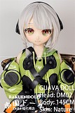 【新ボディー】DM02ヘッド＆145cm Ｂカップ 猫耳 ロり系 ビニールヘッド+TPEボディ Guava doll