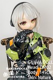【新ボディー】DM02ヘッド＆145cm Ｂカップ 猫耳 ロり系 ビニールヘッド+TPEボディ Guava doll