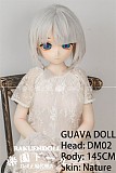 【新ボディー】DM08ヘッド＆145cm Ｂカップ ロり系 ビニールヘッド+TPEボディ Guava doll