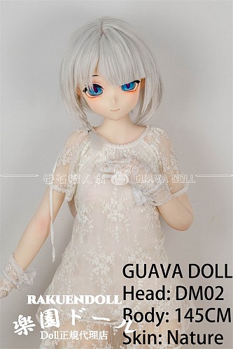 【新ボディー】DM08ヘッド＆145cm Ｂカップ ロり系 ビニールヘッド+TPEボディ Guava doll