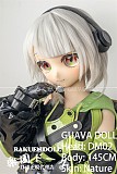 【新ボディー】DM02ヘッド＆145cm Ｂカップ 猫耳 ロり系 ビニールヘッド+TPEボディ Guava doll