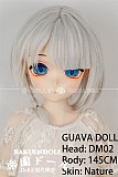 【新ボディー】DM08ヘッド＆145cm Ｂカップ ロり系 ビニールヘッド+TPEボディ Guava doll