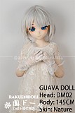 【新ボディー】DM08ヘッド＆145cm Ｂカップ ロり系 ビニールヘッド+TPEボディ Guava doll