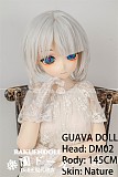【新ボディー】DM08ヘッド＆145cm Ｂカップ ロり系 ビニールヘッド+TPEボディ Guava doll