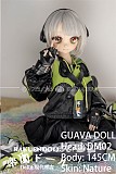 【新ボディー】DM02ヘッド＆145cm Ｂカップ 猫耳 ロり系 ビニールヘッド+TPEボディ Guava doll