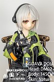 【新ボディー】DM02ヘッド＆145cm Ｂカップ 猫耳 ロり系 ビニールヘッド+TPEボディ Guava doll