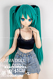 【初音ミク】DM02ヘッド＆145cm Ｂカップ ロり系 ビニールヘッド+TPEボディ 【ジョイントはM16タイプ、他社のドールと交換可】Guava doll
