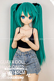 【初音ミク】DM02ヘッド＆145cm Ｂカップ ロり系 ビニールヘッド+TPEボディ 【ジョイントはM16タイプ、他社のドールと交換可】Guava doll