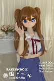 【アスカコス】DM02ヘッド＆145cm Ｂカップ アニメドール ロり系 ビニールヘッド+TPEボディ 【ジョイントはM16タイプ、他社のドールと交換可】Guava doll