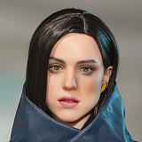 【白髪魔女】NO.24ヘッド ＆ 171cm Ｇカップ アニメキャラ 狐面 シリコンドール 等身大リアルドール Game Lady