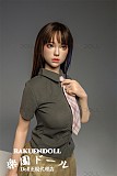 【新ボディー】莎莉(J037)ヘッド＆169cm Hカップ  巨乳 高身長 軽量ドール フルシリコン製  口開閉機能+リアル口腔付き ギャル系ラブドール セクシー 高級シリコン頭部 パートナードール FUDOLL