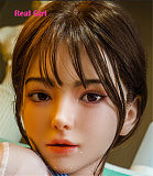 アニメ＃1ヘッド & 148cm貧乳 フルシリコン製 ボディ選択可 軟質シリコン材質頭部 ラブドール リアルな口腔構造あり realgirl