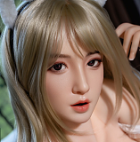 アニメ＃1ヘッド & 148cm貧乳 フルシリコン製 ボディ選択可 軟質シリコン材質頭部 ラブドール リアルな口腔構造あり realgirl