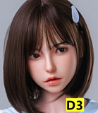 アニメ＃1ヘッド & 148cm貧乳 フルシリコン製 ボディ選択可 軟質シリコン材質頭部 ラブドール リアルな口腔構造あり realgirl