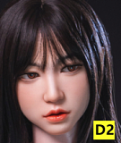 アニメ＃1ヘッド & 148cm貧乳 フルシリコン製 ボディ選択可 軟質シリコン材質頭部 ラブドール リアルな口腔構造あり realgirl