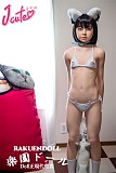 【ロり系】羽純ヘッド ＆ 137cm バスト平 猫耳 LL団 ビキニ フルシリコンドール 可愛い女の子  J cute