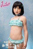 【ロり系】唯（ゆい）ヘッド ＆ 133cm バスト平 宣材写真はyuhoshiメイク! LL団 小学生 フルシリコンドール ロり系 可愛い女の子  J cute