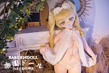 【アニメドール】wmdoll 140cm Bカップ#Y011ヘッド  ロリータ ソフトビニール製ヘッド+TPE製ボディ 等身大リアルラブドール