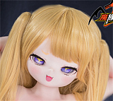 【新作】130cm 贝蒂 Bettyちゃん  ビニール製頭部 肌色＆眼球色＆メイク＆ウィッグ＆衣装は宣材写真と同じ MOZU DOLL