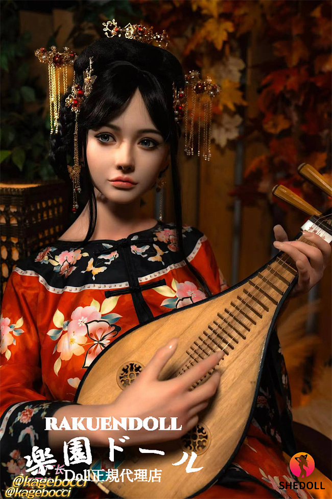 【琵琶（びわ）の娘】塔莎（tasha）ヘッド &165cm Eカップ 中華風 フルシリコン製  等身大リアルラブドール 最新作 SHEDOLL