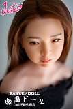 【ロり系】羽純ヘッド（植毛タイプ） ＆ 137cm バスト平 LL団 フルシリコンドール 可愛い女の子  J cute