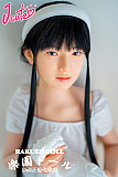 【ロり系】萌咲（もえ）ヘッド（植毛タイプ） ＆ 137cm バスト平 LL団 フルシリコンドール 可愛い女の子  J cute