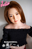 【ロり系】羽純ヘッド（植毛タイプ） ＆ 137cm バスト平 LL団 フルシリコンドール 可愛い女の子  J cute
