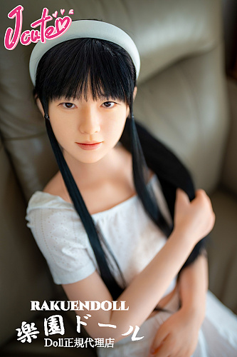 【ロり系】萌咲（もえ）ヘッド（植毛タイプ） ＆ 137cm バスト平 LL団 フルシリコンドール 可愛い女の子  J cute