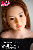 【ロり系】羽純ヘッド（植毛タイプ） ＆ 137cm バスト平 LL団 フルシリコンドール 可愛い女の子  J cute