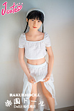 【ロり系】萌咲（もえ）ヘッド（植毛タイプ） ＆ 137cm バスト平 LL団 フルシリコンドール 可愛い女の子  J cute