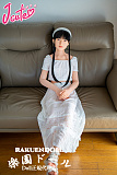 【ロり系】萌咲（もえ）ヘッド（植毛タイプ） ＆ 137cm バスト平 LL団 フルシリコンドール 可愛い女の子  J cute