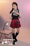 【高校生】#F9 茉(mo)ヘッド 153CM Bカップ 可愛い子 宣材写真のは髪の毛を植毛するタイプ フルシリコン製ラブドール FANREAL