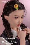【高校生】#F9 茉(mo)ヘッド 153CM Bカップ 可愛い子 宣材写真のは髪の毛を植毛するタイプ フルシリコン製ラブドール FANREAL