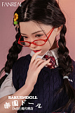 【高校生】#F9 茉(mo)ヘッド 153CM Bカップ 可愛い子 宣材写真のは髪の毛を植毛するタイプ フルシリコン製ラブドール FANREAL