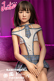 【 シリコンヘッド＋TPEボディー!!】萌咲（もえ）ヘッド（植毛タイプ） ＆ 137cm バスト平 ロり系 LL団 フルシリコンドール 可愛い女の子  J cute