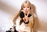 【JK風】#32小北ヘッド＆165cm Fカップ  巨乳ロリ 軽量ドール フルシリコン製  口開閉機能+リアル口腔付き ギャル系ラブドール セクシー 高級シリコン頭部 パートナードール FUDOLL