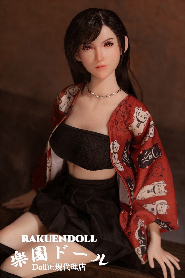 【Tifaコスプレ 1/3ドール ランダム衣装一つセット付属可！】NO.3Sヘッド ＆ 65cm AAカップ ゲームキャラ オナホ無し ミニドール シリコンドール 等身大リアルドール Game Lady
