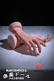 【シリコン手】左手と右手 セット品 リアルメイク塗装付き 等身大ドールサイズの手 最新関節指選択可 重さ0.88kg（両手）医療で使用可 SHEDOLL