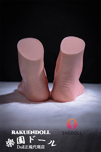 【シリコン足】左足と右足 セット品 リアルメイク塗装付き 等身大ドールサイズの足 最新関節指選択可 重量1.7kg（両足）医療で使用可 SHEDOLL