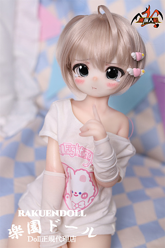 【アニメドール】3.5kg ミニドール 65cm 比奈ちゃん ソフトビニール製頭部 シリコン製 ボディ 宣伝画像と同じ制服も付属 Mozudoll