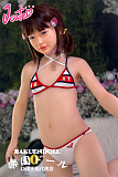 【シリコンヘッド＋TPEボディー】唯（ゆい）ヘッド ＆ 133cmバスト平 安い ロリータ  LL団 ロり系 可愛い女の子  J cute
