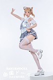 【野良猫】Bezlya Doll フルシリコン製 155cm Eカップ 青棠ヘッド 口開閉機能付き 眉毛と睫毛植毛加工あり 2.2CFシリーズ 可愛い ラブドール